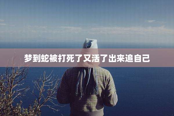 梦到蛇被打死了又活了出来追自己