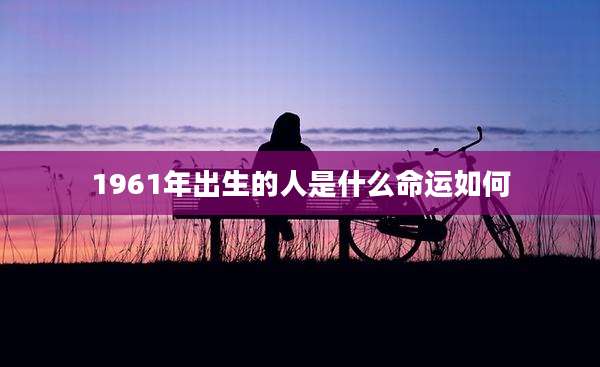1961年出生的人是什么命运如何