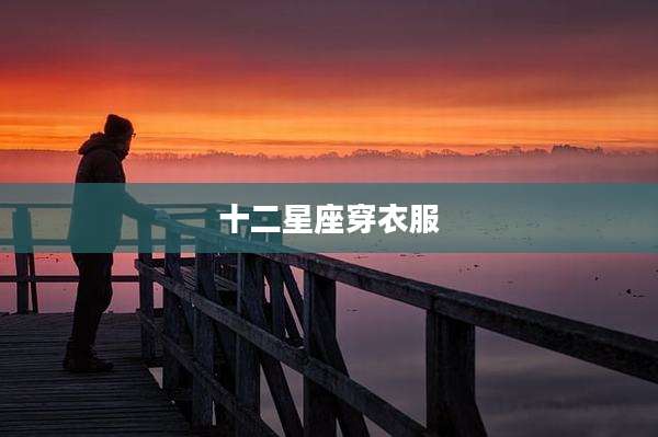 十二星座穿衣服