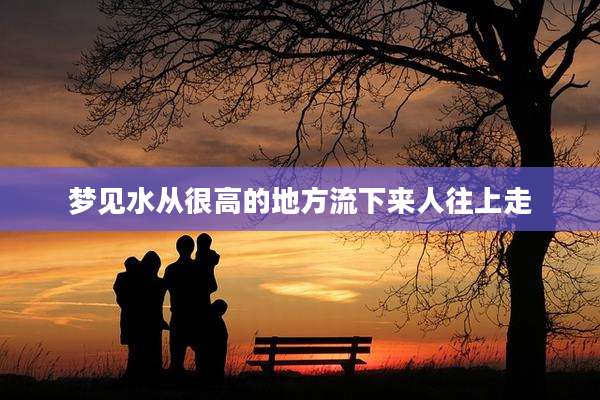 梦见水从很高的地方流下来人往上走