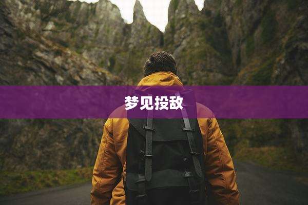 梦见投敌