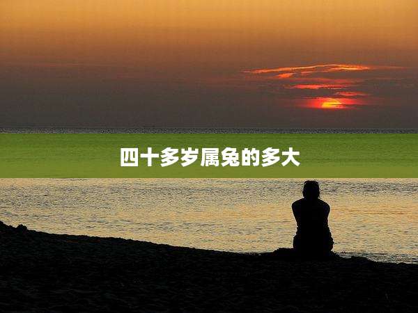四十多岁属兔的多大