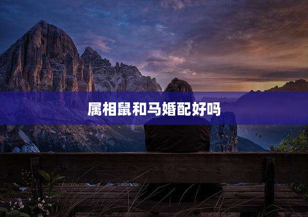 属相鼠和马婚配好吗