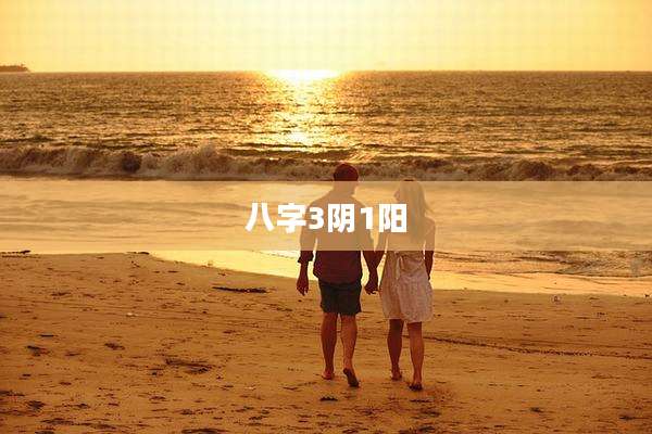 八字3阴1阳