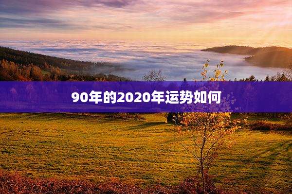 90年的2020年运势如何