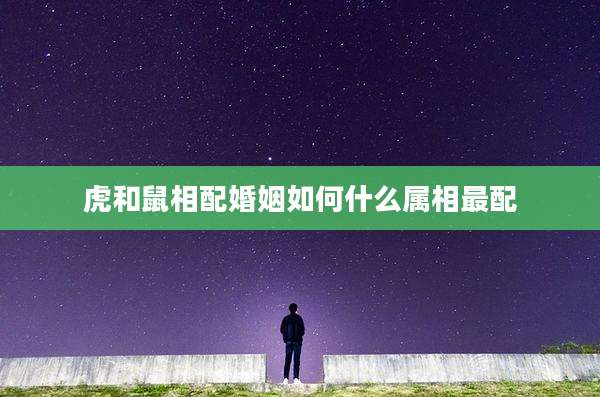 虎和鼠相配婚姻如何什么属相最配