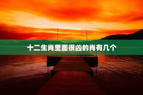 十二生肖里面很凶的肖有几个