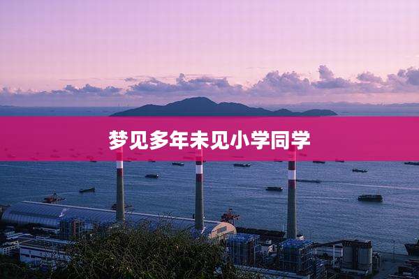 梦见多年未见小学同学