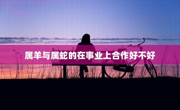 属羊与属蛇的在事业上合作好不好