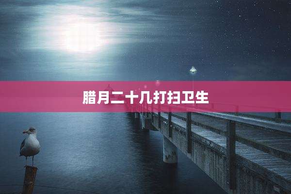 腊月二十几打扫卫生