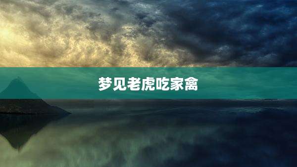 梦见老虎吃家禽
