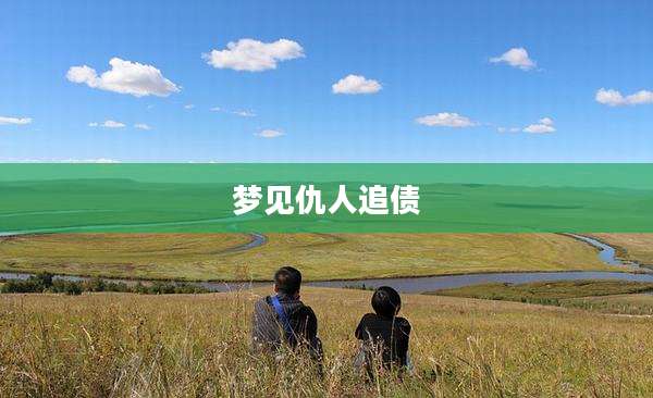 梦见仇人追债