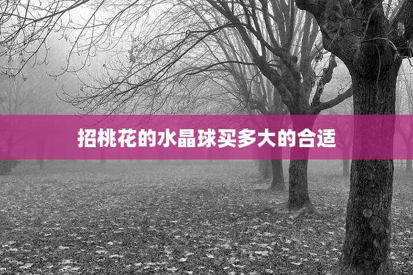 招桃花的水晶球买多大的合适