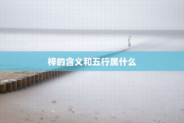 梓的含义和五行属什么