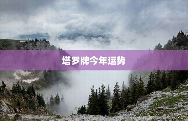塔罗牌今年运势