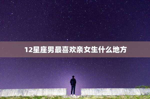 12星座男最喜欢亲女生什么地方