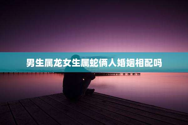 男生属龙女生属蛇俩人婚姻相配吗