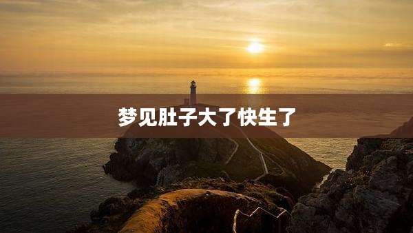 梦见肚子大了快生了