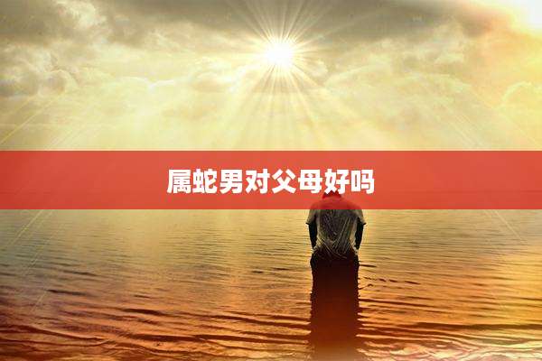属蛇男对父母好吗