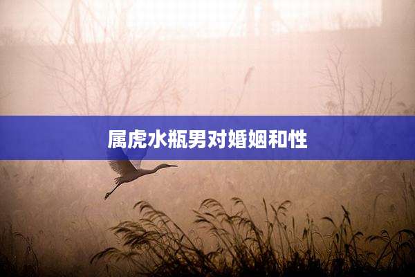 属虎水瓶男对婚姻和性