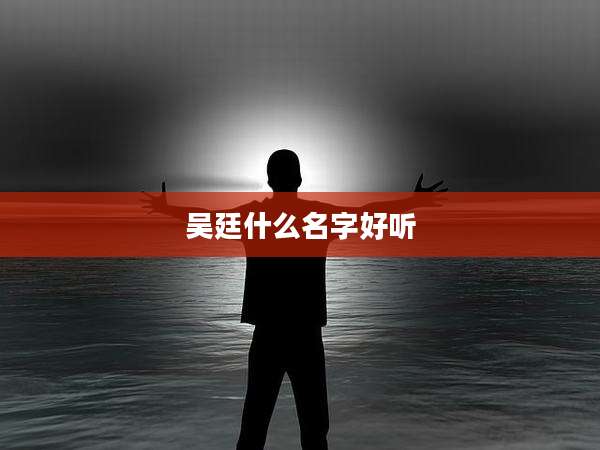 吴廷什么名字好听