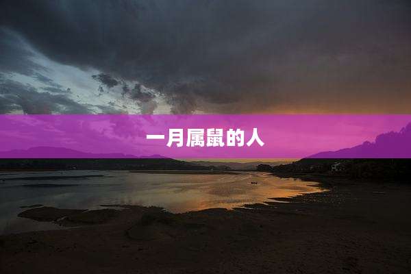 一月属鼠的人