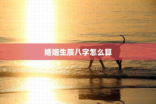婚姻生辰八字怎么算
