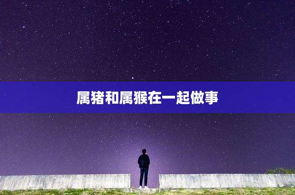 属猪和属猴在一起做事