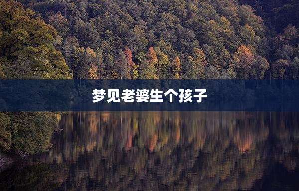 梦见老婆生个孩子