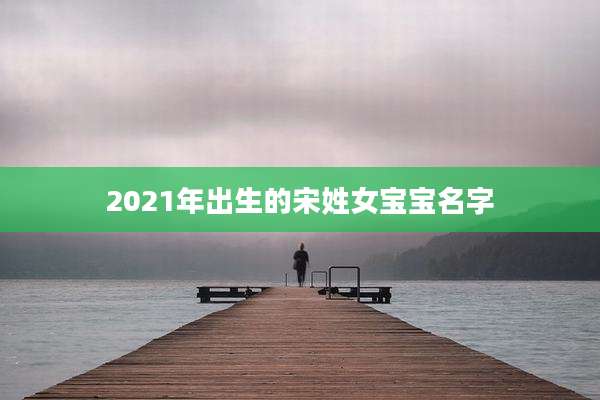 2021年出生的宋姓女宝宝名字