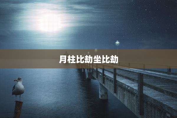 月柱比劫坐比劫