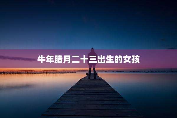 牛年腊月二十三出生的女孩