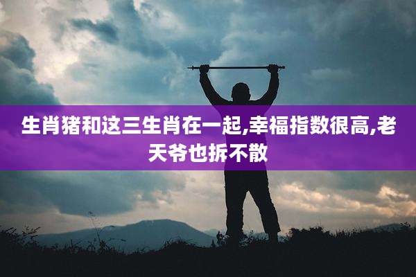 生肖猪和这三生肖在一起,幸福指数很高,老天爷也拆不散