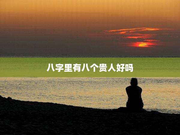 八字里有八个贵人好吗