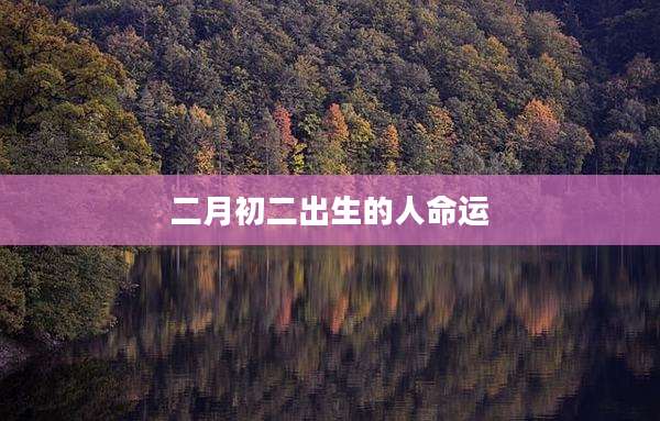 二月初二出生的人命运