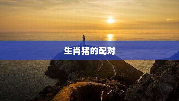 生肖猪的配对