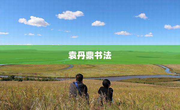 袁丹鼎书法