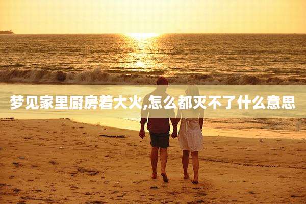 梦见家里厨房着大火,怎么都灭不了什么意思