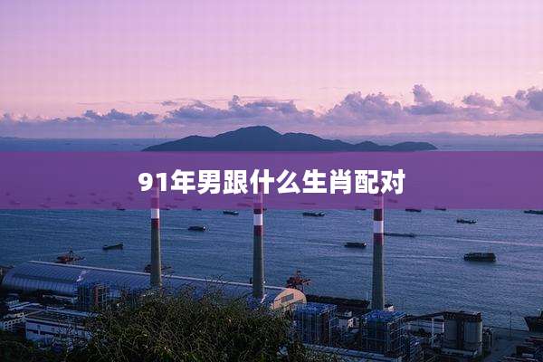 91年男跟什么生肖配对