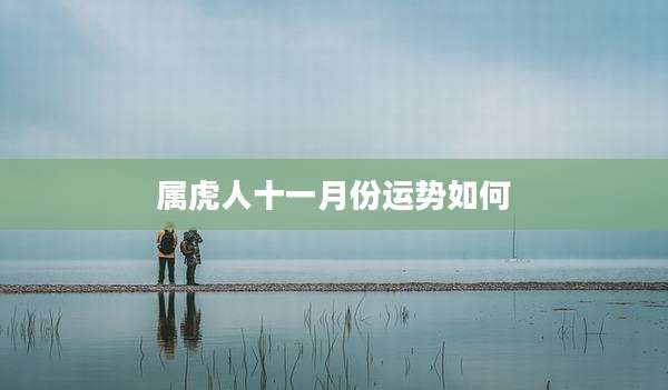属虎人十一月份运势如何