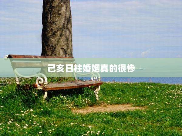 己亥日柱婚姻真的很惨