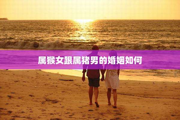 属猴女跟属猪男的婚姻如何