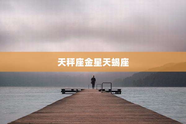 天秤座金星天蝎座