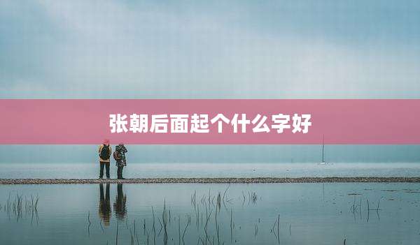 张朝后面起个什么字好