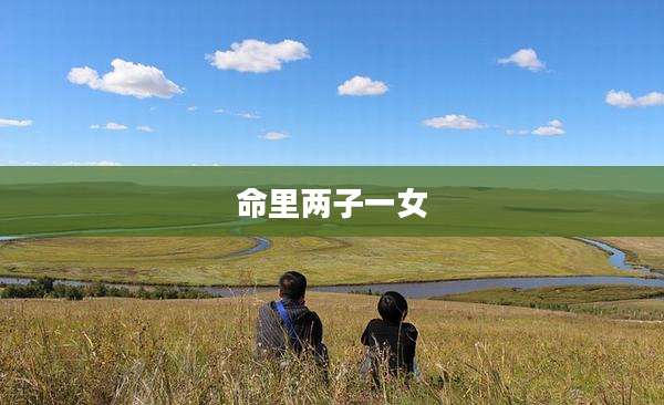 命里两子一女