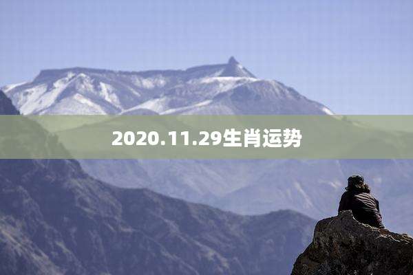 2020.11.29生肖运势