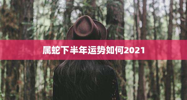 属蛇下半年运势如何2021