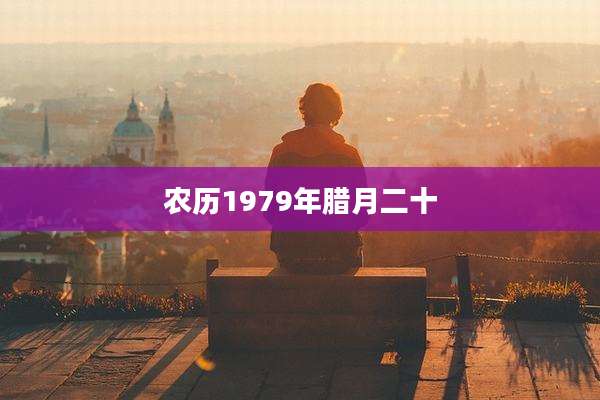 农历1979年腊月二十