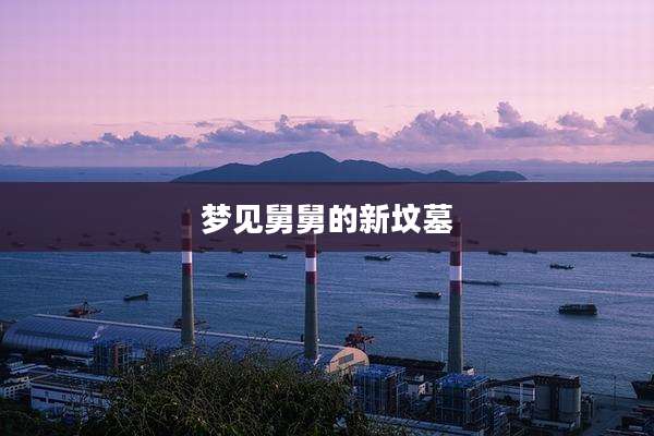 梦见舅舅的新坟墓