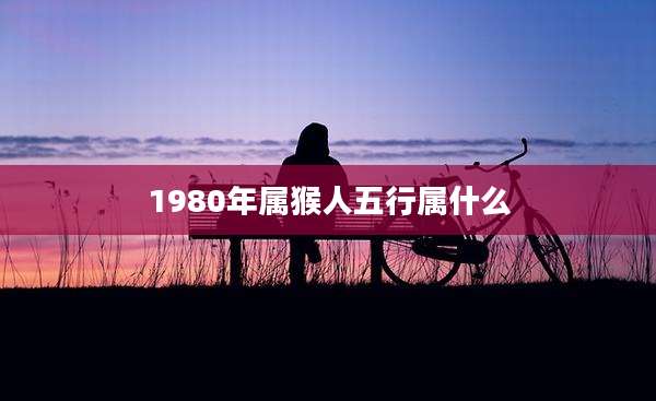 1980年属猴人五行属什么